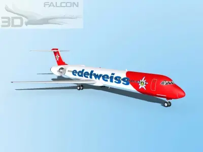 Falcon3D MD-80 Edelweiss 3D model
