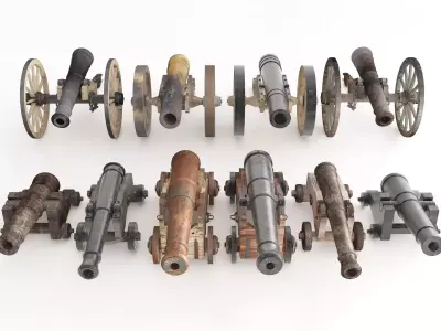 Cannon vol 02 3D model