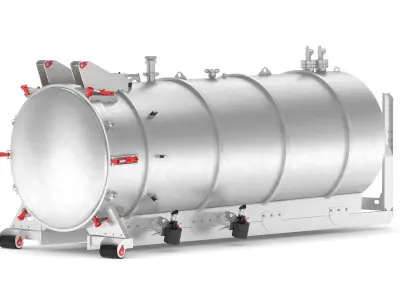 Loose Cargo Compact Containertank CT 13000 Portable Storage Tank 3D model