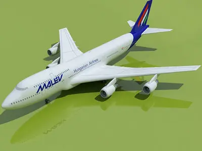 Hungarian Airlines 3D model
