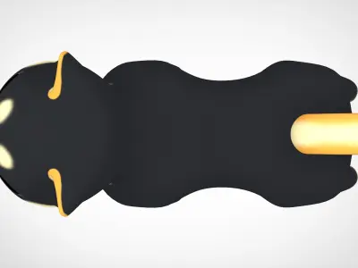 Shiba Inu Puppy  Low-poly 3D model