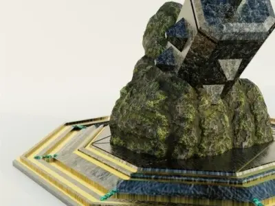 war hammer Medieval Arm Fantasy 3D model