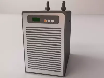 Chiller water 3D model