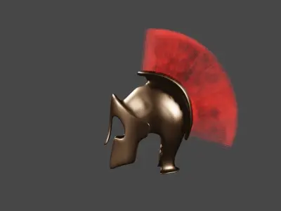 spartan elmet 3D model