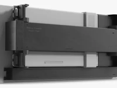 Samsung WindFree Cassette Air Conditioner White 3D model