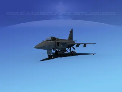 SAAB JAS 39 Gripen V09 3D model