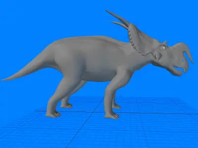 Einiosaurus dinosaur 3D model