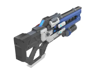 Soldier 76 Pulse Blaster - Overwatch - Commercial - STL 3D print model