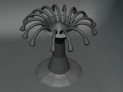 Under Water Sea Plant- Free low-poly 3D model