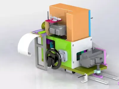 CAM bending machine 3D model