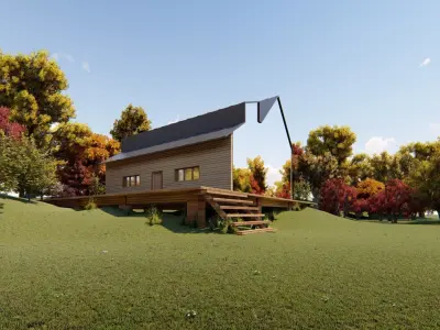 Forest House Free 3D model
