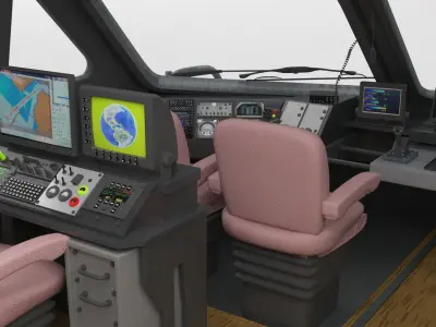 Coastal Command Patrol Boat 3D model