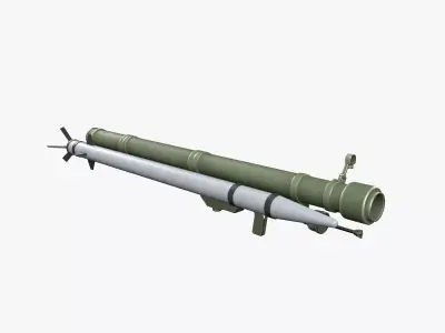 Missile Launcher Low-poly 3D model