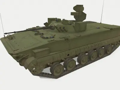BRM-3K Lynx Low-poly 3D model
