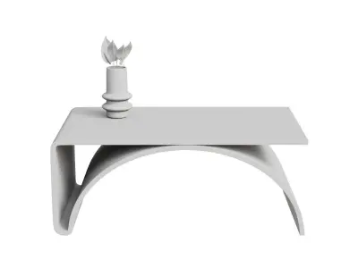 Kaari coffee table- modern living room furniture Free 3D model