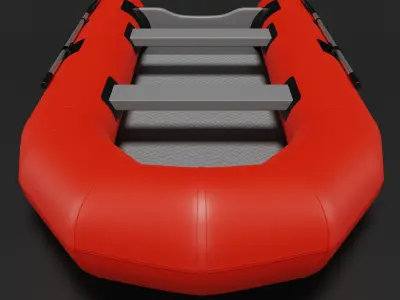 Rescue Boat 3D model