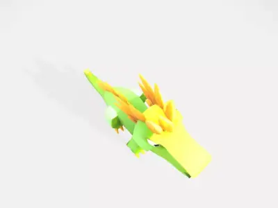 Lowpoly dinasaur Low-poly 3D model