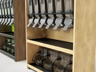 retail gravity dispenser 3D model