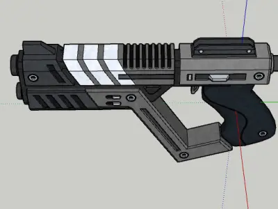 M-4 Shuriken Low-poly 3D model