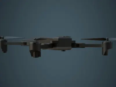 Quadcopter 1 Untextured 3D model