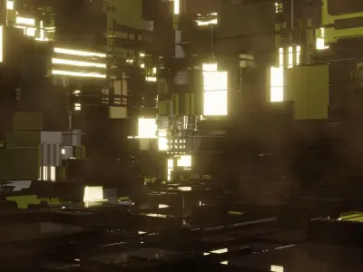 Room Sci Fy Free 3D model