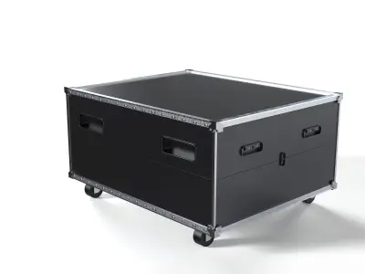 Heavy Duty Road Case Flight Cas 3D model