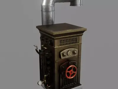 Vintage Boiler Free 3D model