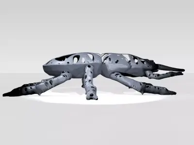 Stagbeetle Dust Voronoi 3D model