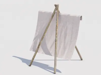 Tent 04 Low-poly 3D model