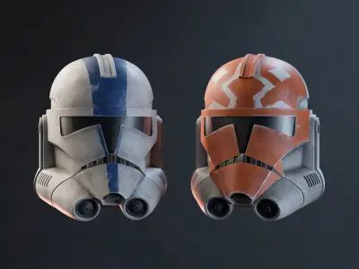 Phase II Clone Helmet 3D model