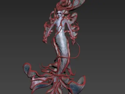 Mermaid 3D model