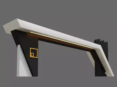 Main Gate ID074 Free 3D model