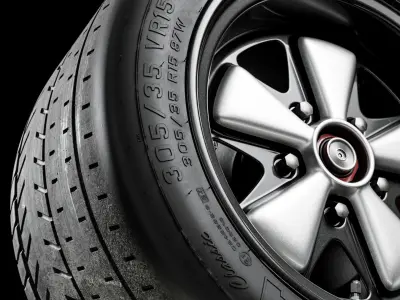 Pirelli P7 Corsa classic 305 35 R15 3D model