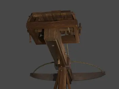Old ballista Free 3D model