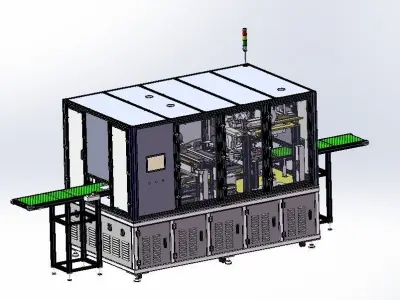 Dispensing and curing all-in-one machine 3D model