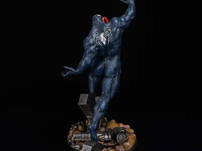 Marvel Venom Statue 3D Model Ready to Print STL 3D print model
