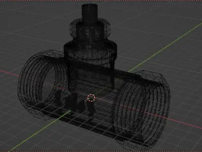 Tihs is a valve 3d model ready in blender 3D model