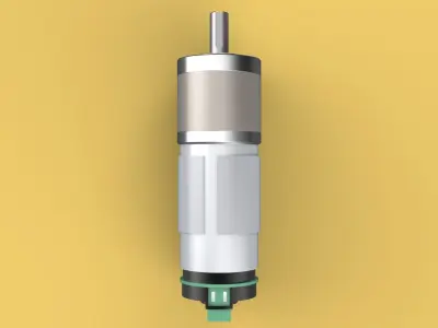 MOTOR GEAR PLANETARY DC ELECTRIC GEARED TORQUE 3D model