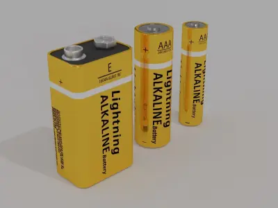 Common Battery 3D model