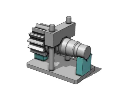 Dispositivo de Teste de Carga Load Test Device 3D model