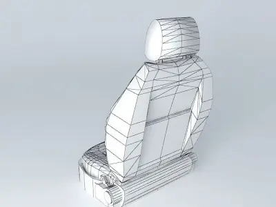 chair boat Free 3D model