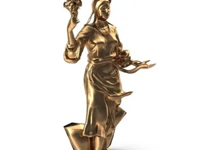 Ukraine Statue 3D model