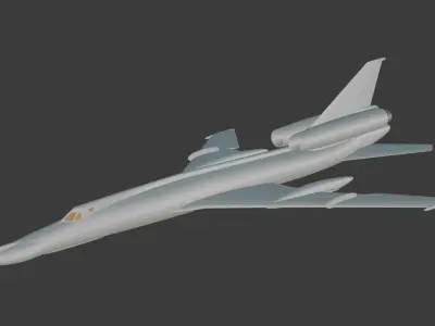 tu-22 3D print model