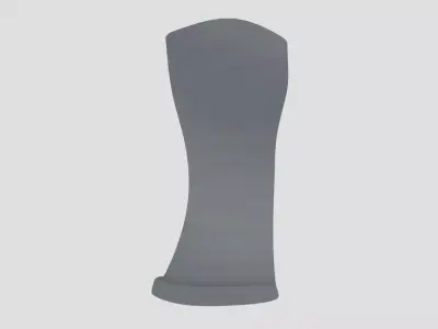 Knight Armor Greaves 3D Model Low-poly 3D model