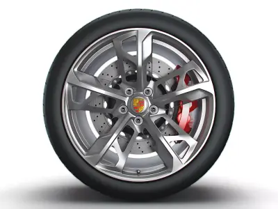 Porcsche Taycan Sport wheel 3D model