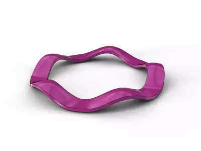 Wave washer 3D model