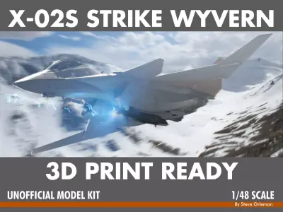 X 02S Strike Wyvern Scale Model 3D print model