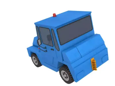 Douglas DC5 HD 03 3D model