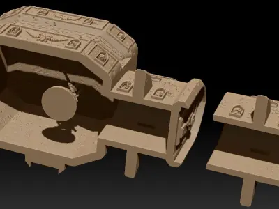 Bunker 1 3D print model