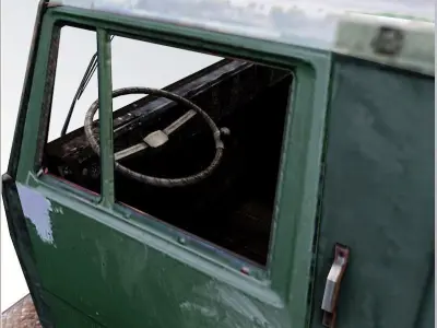 truck low poly for game Low-poly 3D model